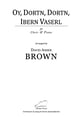 Oy Dortn, Dortn, Ibern Vaserl SATB choral sheet music cover